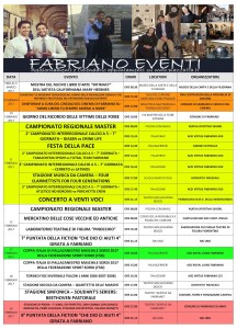 FABRIANO EVENTI dal 9 al 19 febbraio 2017